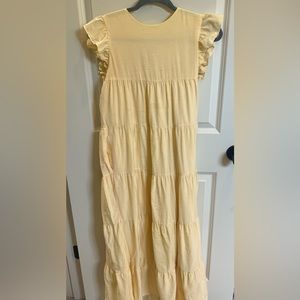 Yellow English factory dress